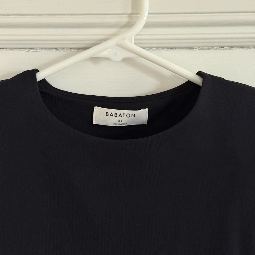 Babaton Sculpt Contour Shoulder Pad Bodysuit in Black Size XS - Picture 8 of 11